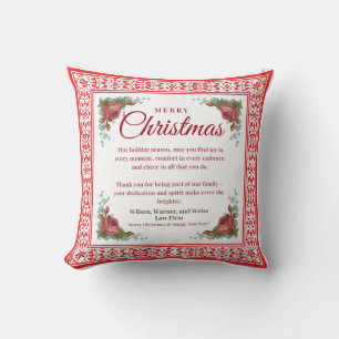 Regalo de almohada de Navidades personalizados