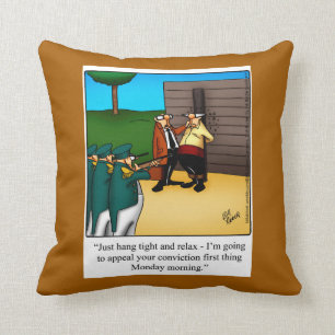 Regalo de almohada del Humor del abogado