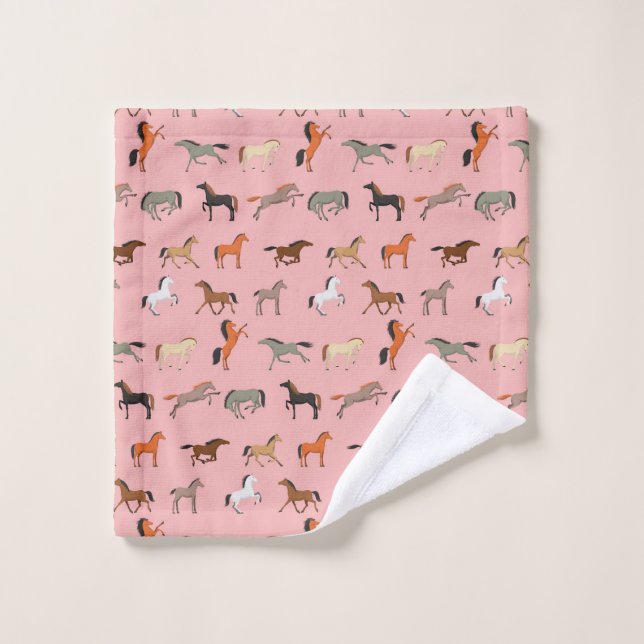 Regalo de amante de los caballos de las chicas, ni (Toallita)