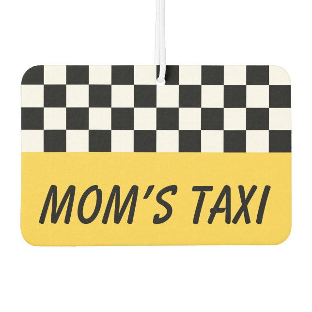 Regalo de ambientador de auto para taxi de mamá (Anverso)