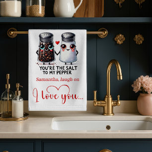 Regalo de Amor Juguetón Toalla de Cocina Divertida