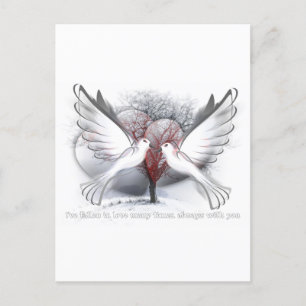 Regalo de amor para su postal