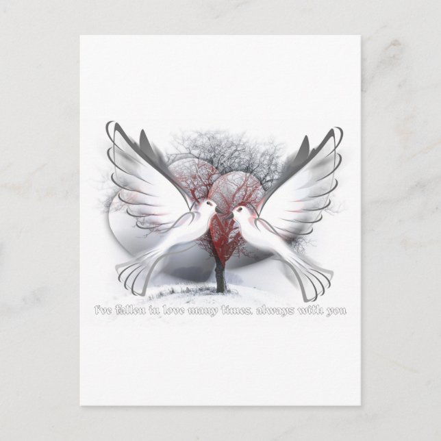 Regalo de amor para su postal (Anverso)