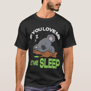 Regalo de animal lindo Idea Camiseta de koala durm