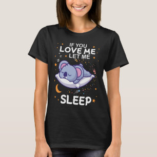 Regalo de animal lindo Idea Camiseta de koala durm