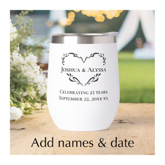 Regalo de aniversario con texto personalizado