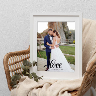 Regalo de aniversario de boda con foto de guión el