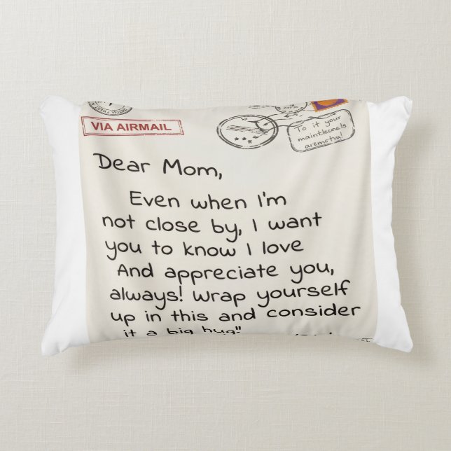 Regalo de aniversario de cumpleaños de almohada pa (Anverso)