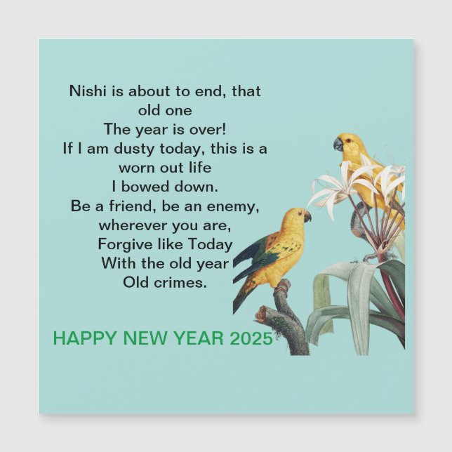 regalo de año nuevo 2025 (Anverso)