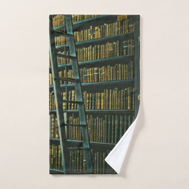 Regalo de arte de lectura de vintage (Toalla de mano)