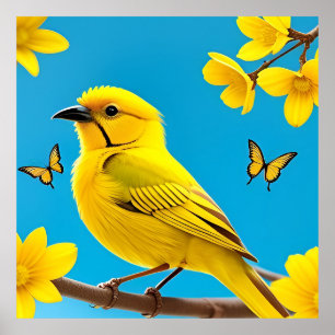🐦 Regalo de Arte de Pared de Rama de Pájaro Canto