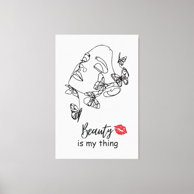 Regalo de Arte de Pared para Artista de Maquillaje (Anverso)