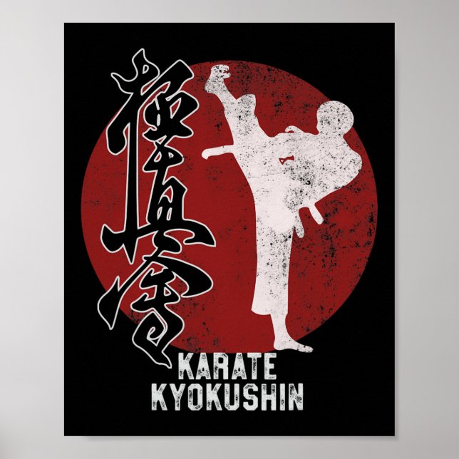 Regalo de arte marcial de Kyokushin Karate (Frente)