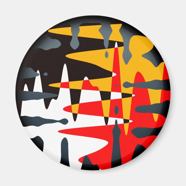 Regalo de arte nativo espiritual de los imanes de  (Frente)