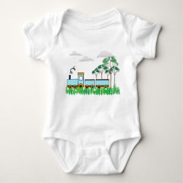 Regalo de Baby Shower - camisetas - trenecito para