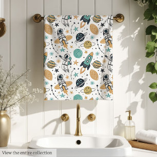 Regalo de baño para niño con cohete de pastel y to