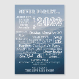 Regalo de bautismo JW de personalizable - Conjunto