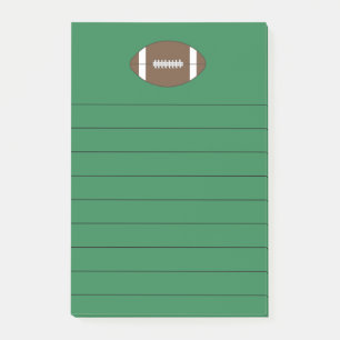Regalo de bloc de notas de fútbol clásico