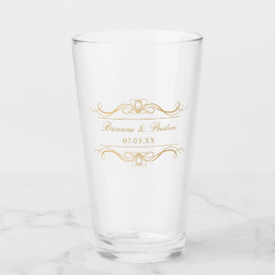 Regalo de boda elegante con nombre personalizado y