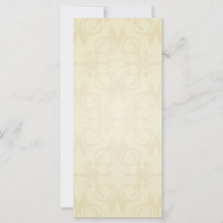 Regalo de boda elegante en damasco amarillo