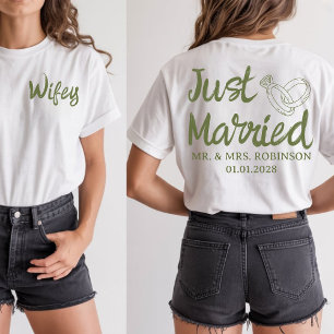 Regalo de Boda Personalizado, Camisetas a Juego pa