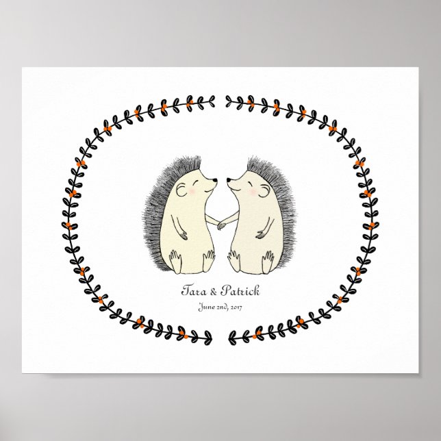 Regalo de boda personalizado para impresión de edg (Frente)