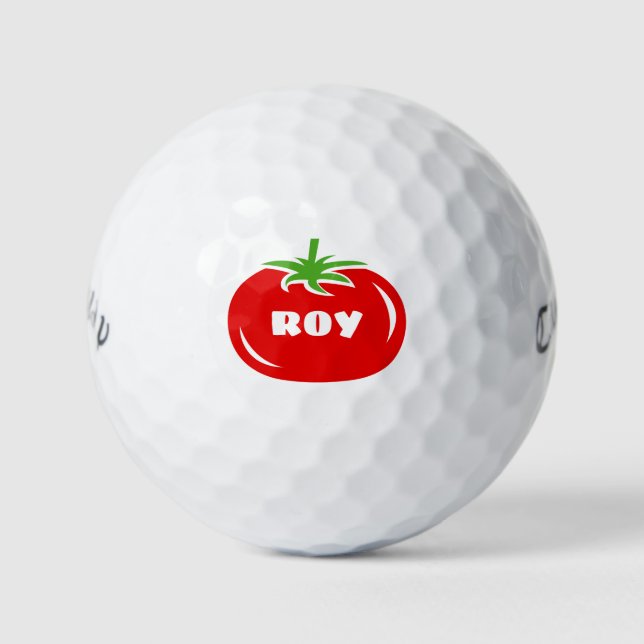Regalo de bolas de golf de Callaway de tomate rojo (Anverso)
