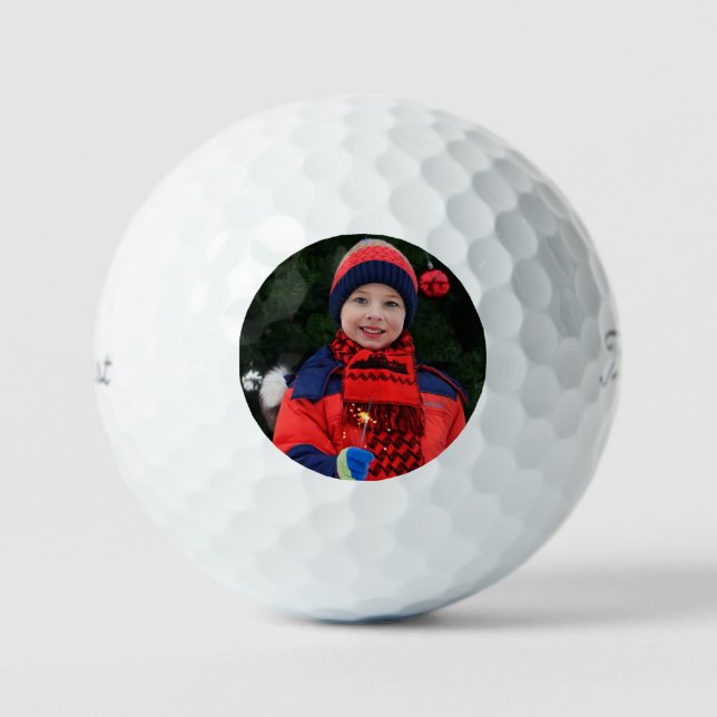 Regalo de bolas de golf para Navidades de foto (Anverso)