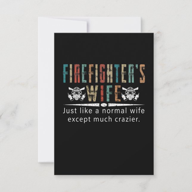 Regalo de bomberos | Esposos bomberos (Anverso)