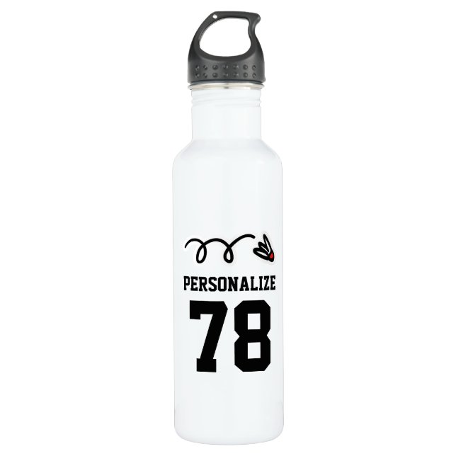 Regalo de botella de agua para el jugador deportiv (Anverso)