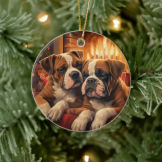 Regalo de boxer, adorno de Navidad, regalo de Masc