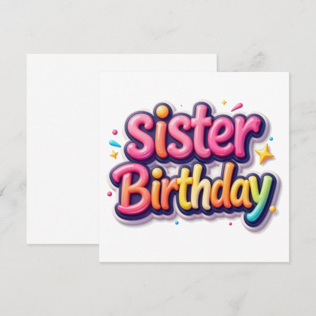Regalo de burbujas de arcoíris para cumpleaños de  (Anverso / Reverso)