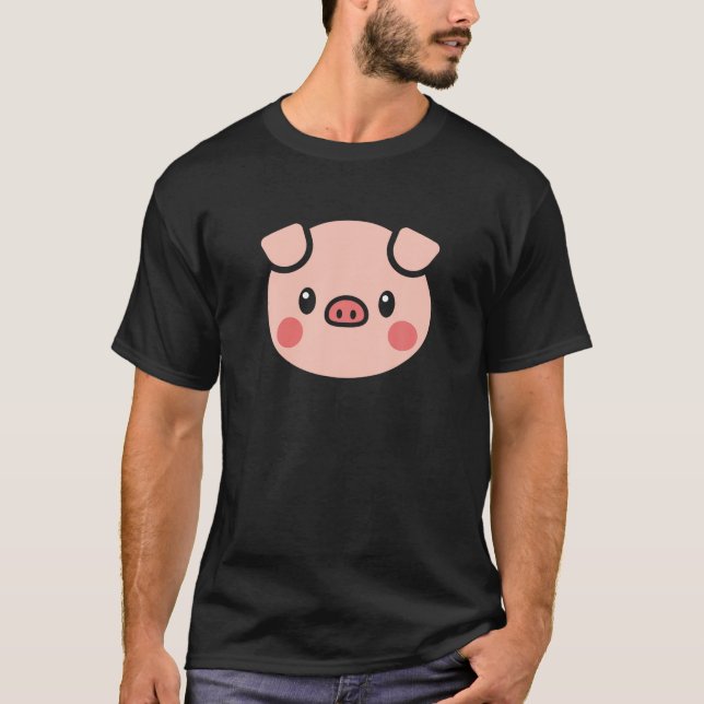 Regalo De Camisa De Cara De Cerdo Para Cerdo Lover (Anverso)