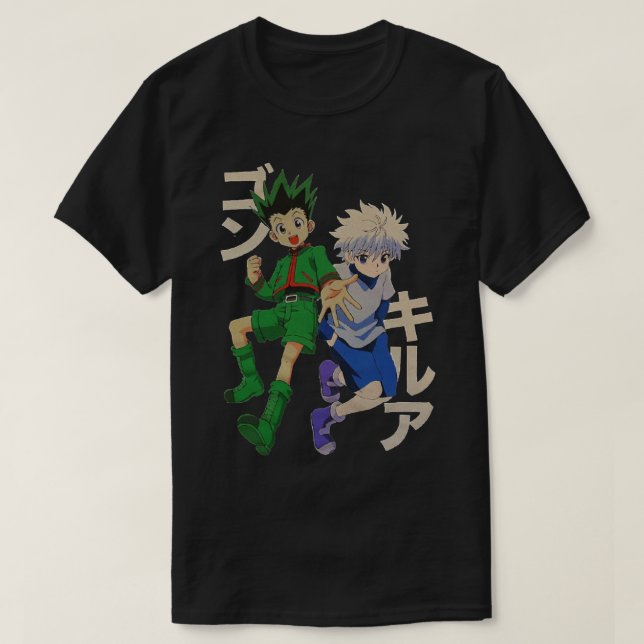 regalo de camiseta clásica gon y killua para hombr (Diseño del anverso)