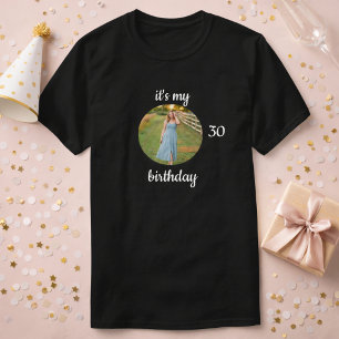 Regalo de camiseta con foto personalizada para cum