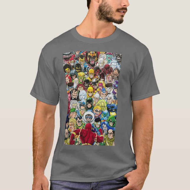 Regalo de camiseta de Flash Rogues Gallery (Anverso)