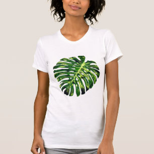 Regalo de camiseta de hoja de Monstera