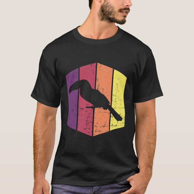 Regalo de camiseta de loro de época para retro de  (Anverso)