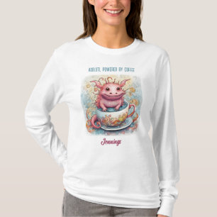 Regalo de camiseta de manga larga de ajolote lindo