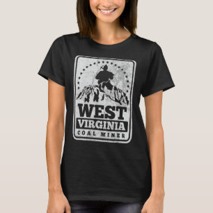 Regalo de camiseta de minero de carbón de Virginia