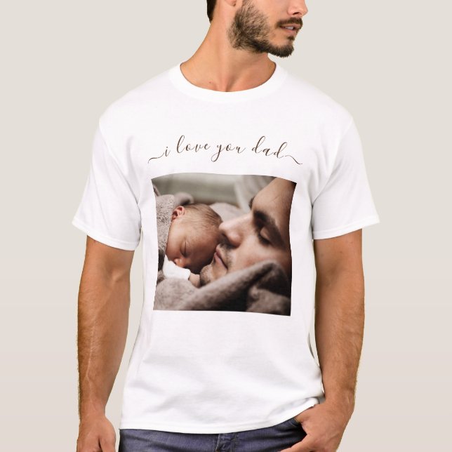 Regalo de camiseta fotográfica personalizada para  (Anverso)