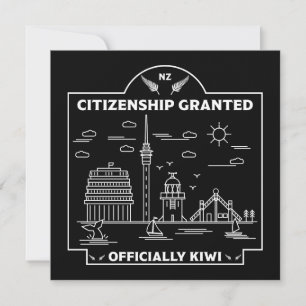 Regalo de celebración de la ciudadanía de Nueva Ze