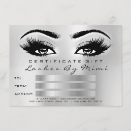 Regalo de certificado de artista de maquillaje con