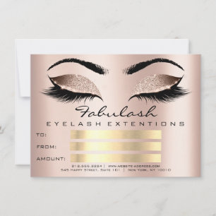 Regalo de Certificado de Artista de Maquillaje de
