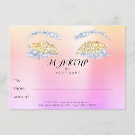 Regalo de Certificado de Belleza de Maquillaje con