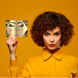 Regalo de certificado de confeti de oro de maquill