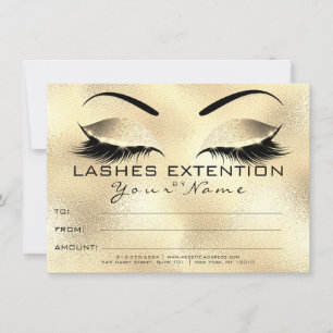Regalo de Certificado de Maquillaje de Belleza de