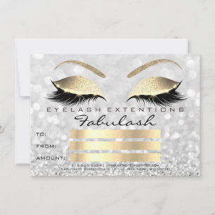 Regalo de Certificado de Maquillaje de Pestañas de