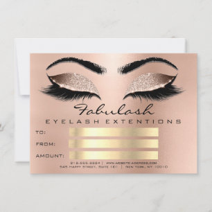 Regalo de Certificado de Maquillaje Luxury Lashes