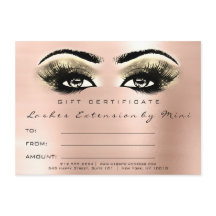 Regalo de certificado de Rubor de maquillaje de Ro